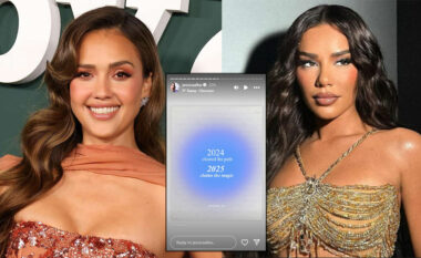 Jessica Alba shpërndan këngën ‘Obsesion’ nga Tayna, teksa frymëzon për vitin 2025