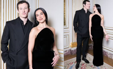 Dua Lipa dhe Callum Turner duken shumë elegantë gjatë një mbrëmjeje në Paris, në eventin e koleksionit “Tiffany Titan”