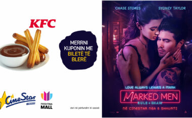 Filmi plot pasion “MARKED MAN” me 6 Shkurt në CineStar me ëmbëlsi nga KFC