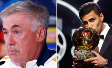 Ancelotti pretendon se Rodri duhej ta kishte fituar Topin e Artë në vitin 2023 para Messit