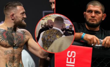 Conor McGregor pështyn në fytyrë njeriun që bërtiti për Khabib Nurmagomedov