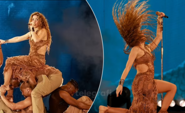 Shakira rikthehet në skenë në Kolumbi pas problemeve shëndetësore