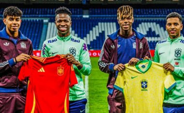 Real Madridi mendon për Lamine Yamal dhe Nico Williams nëse Vinicius Jr dhe Rodrygo shiten