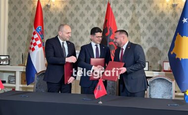 Shqipëria, Kosova dhe Kroacia nënshkruajnë marrëveshje trilaterale për mbrojtjen