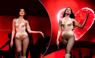 Dua Lipa shkëlqen në skenë me dukjen dhe një performancë magjepsëse