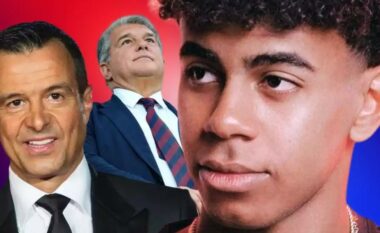 Luftë komerciale për firmën e Lamine Yamalit