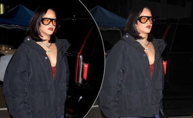 Rihanna shkëlqen në një dalje në Santa Monica, me stilin e saj unik