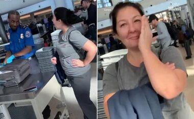 Gjatë kontrollit rutinor në aeroport, i gjetën diçka që nuk e priste – amerikania thotë se nuk e vendosi ajo