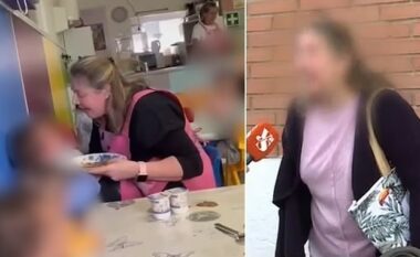 U filmua duke ia përplasur fëmijës kokën për muri, arrestohet edukatorja në një çerdhe në Madrid