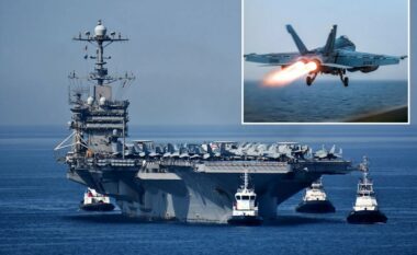 Aeroplani luftarak amerikan F-18 bie nga aeroplanmbajtësja dhe përfundon në Detin e Kuq, marina humb fluturaken 70 milionë dollarëshe