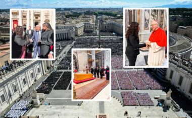 Ceremonia mortore e Papa Françeskut, presidentja Osmani takon personalitete të rëndësishme në Vatikan