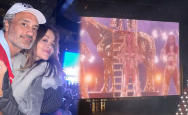 Rita Ora shijon koncertin e Beyonces e shoqëruar nga bashkëshorti në tribunën VIP, duket më se e dashuruar në krahët e tij