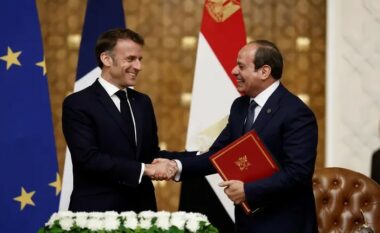 Macron thotë se kundërshton çdo zhvendosje të popullsisë dhe çdo aneksim të Gazës dhe Bregut Perëndimor