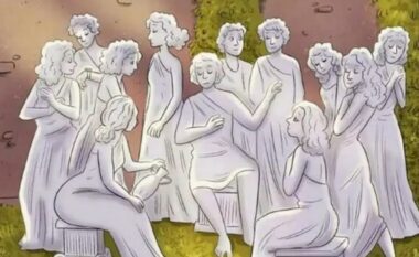 A mund ta gjeni “një burrë të vërtetë” mes statujave në pak sekonda