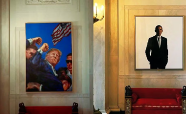Trump largon portretin e Obamas –  e zëvendëson me një pikturë të tij pas tentativës për vrasje