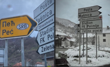 “Peja si qytet i Serbisë”, MPJD reagon lidhur me rastin e tabelës sinjalizuese – mirëpret largimin e saj