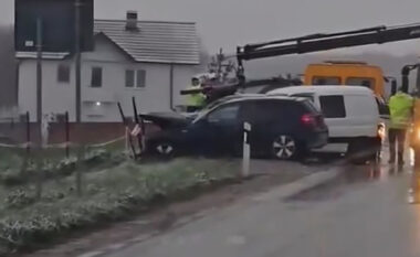 Tri automjete aksidentohen në magjistralen Ferizaj – Gjilan, katër të lënduar