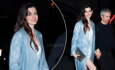 Anne Hathaway duket elegante në festën e ditëlindjes së Gigi Hadid në New York