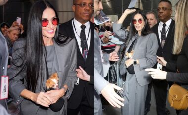 Demi Moore dukej tejet elegante në paraqitjen e saj të fundit në New York