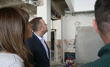 Haxhiu sheh nga afër punimet e renovimit të objektit të IML-së në vlerë prej rreth 1 milion euro
