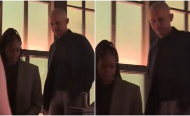 Barack dhe Michelle Obama fotografohen në publik për herë të parë që nga thashethemet e divorcit