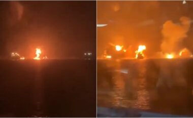 Marinarët turq kapin pamje ‘që tregojnë amerikanët duke bombarduar rebelët Houthi’ – në një port nafte të Jemenit