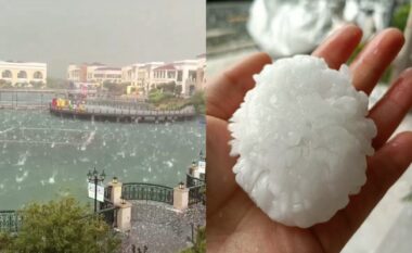 Erërat e fuqishme dhe breshri godasin Kinën – pamje nga stuhia që ka kapluar vendin