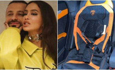I blenë karrocë ‘Lamborghini’ djalit të tyre, burri i Dafina Zeqirit kapet keq me komentuesit: Ejani ju adoptoj për një Golf 2