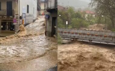 Alarm i kuq në Itali, moti i ligë godet vendin – pamje që tregojnë përmbytjet nga shirat e rrëmbyeshëm