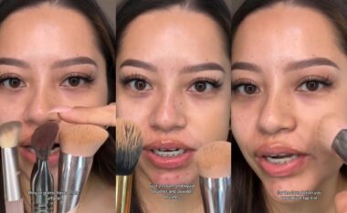 Çfarë brushe duhet ta përdorni për fondatinë të lëngshme dhe atë pluhur, influencerja ndan sekretin