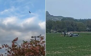 Po stërvitej për Ditën e Fitore, rrëzohet aeroplani në një fushë në Britani – shpëton piloti dhe pasagjeri