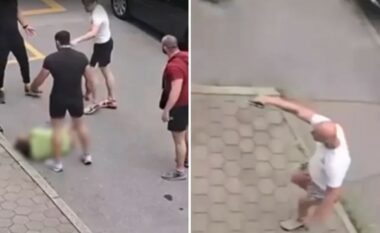 E shqelmojnë në rrugët e Lubjanës, në një moment ngritet në këmbë dhe fillon të shtie mbi ta me armë
