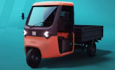 Fiat Tris është një kamionçinë elektrike me tri rrota dhe mban gjysmë tonelatë 