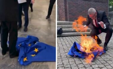 Fshiu këpucët me flamurin e BE-së dhe pastaj e dogji, i hiqet imuniteti eurodeputetit polak