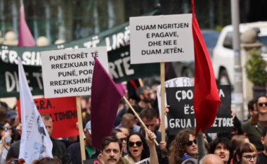 Punëtorët në Kosovë protestojnë për të drejtat e tyre, kërkojnë rritjen e pagave