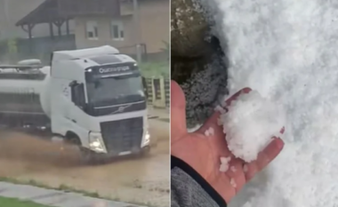 Një stuhi e fortë me breshër goditi Kroacinë – pemë të rrëzuara, ndërtesa të përmbytura