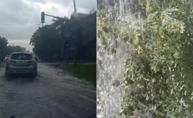 Stuhi e fuqishme godet Serbinë, Beogradi përmbytet nga reshjet e dendura dhe breshëri