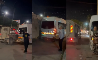 Pelegrinët palestinezë nisen për në Haxh, furgoni i tyre goditet nga ushtarët izraelitë – publikohen pamjet