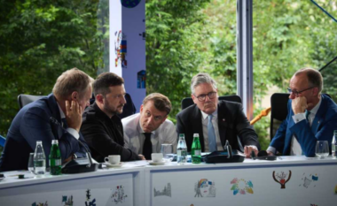 Zelensky dhe liderët e BE-së telefonojnë Trumpin nga Tirana