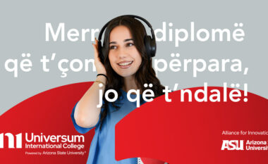 Lansohet kampanja “Merr diplomë që të vyn, jo veç me e pasë” nga Universum International College, powered by Arizona State University