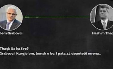 “Fol me Sllobën” Gërvalla rikujton bisedën Thaçi–Grabovci për Listën Serbe