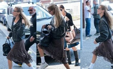 Bella Hadid tërhoqi vëmendjen në Londër me stilin e saj të thjeshtë por të spikatur
