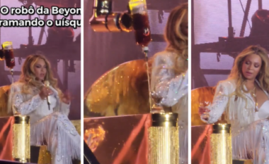 Roboti e zhgënjen Beyonce-n në mes të një performance, reagimi i këngëtares i bën fansat të qeshin