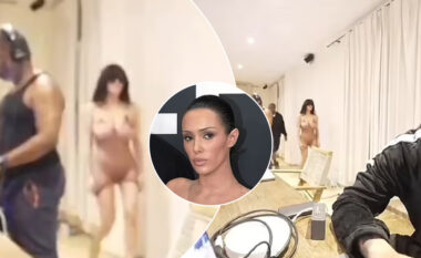 Bianca Censori shfaqet pothuajse nudo në transmetimin e çuditshëm të Kanye West
