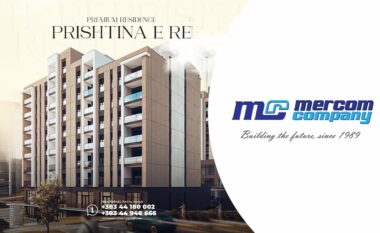 Estetika dhe efikasiteti bëhen bashkë në fasadat ventiluese të Mercom Company në Premium Residence