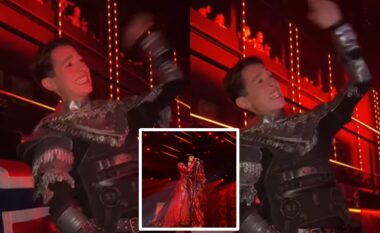 “Shndrit, shndrit”, momenti kur përfaqësuesi i Norvegjisë këndon me zemër këngën “Zjerm” kur Shkodra Elektronike performoi në Eurovision