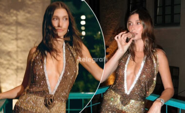 Hailey Bieber shkëlqen në Miami me një paraqitje provokuese
