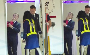 “Lojë mes çiftit”, reagon Pallati Elysee pas pamjeve ku gruaja “e godet” Macronin në fytyrë