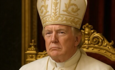“Nga Shtëpia e Bardhë në Selinë e Shenjtë” – Trump publikon imazhe si Papë