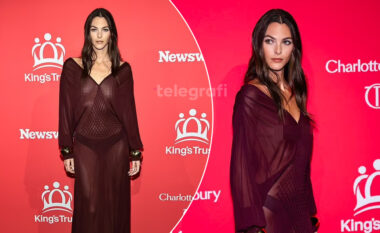 Vittoria Ceretti tërheq vëmendjen me një fustan transparent në tapetin e kuq